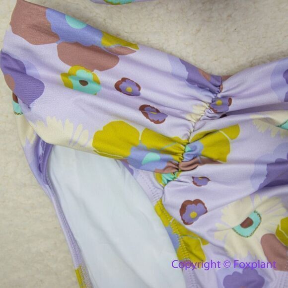 New! Set! Beth Richards Delrey Bikini Top and bottom, 70’s‎ floral bikini, M - Picture 5 of 11